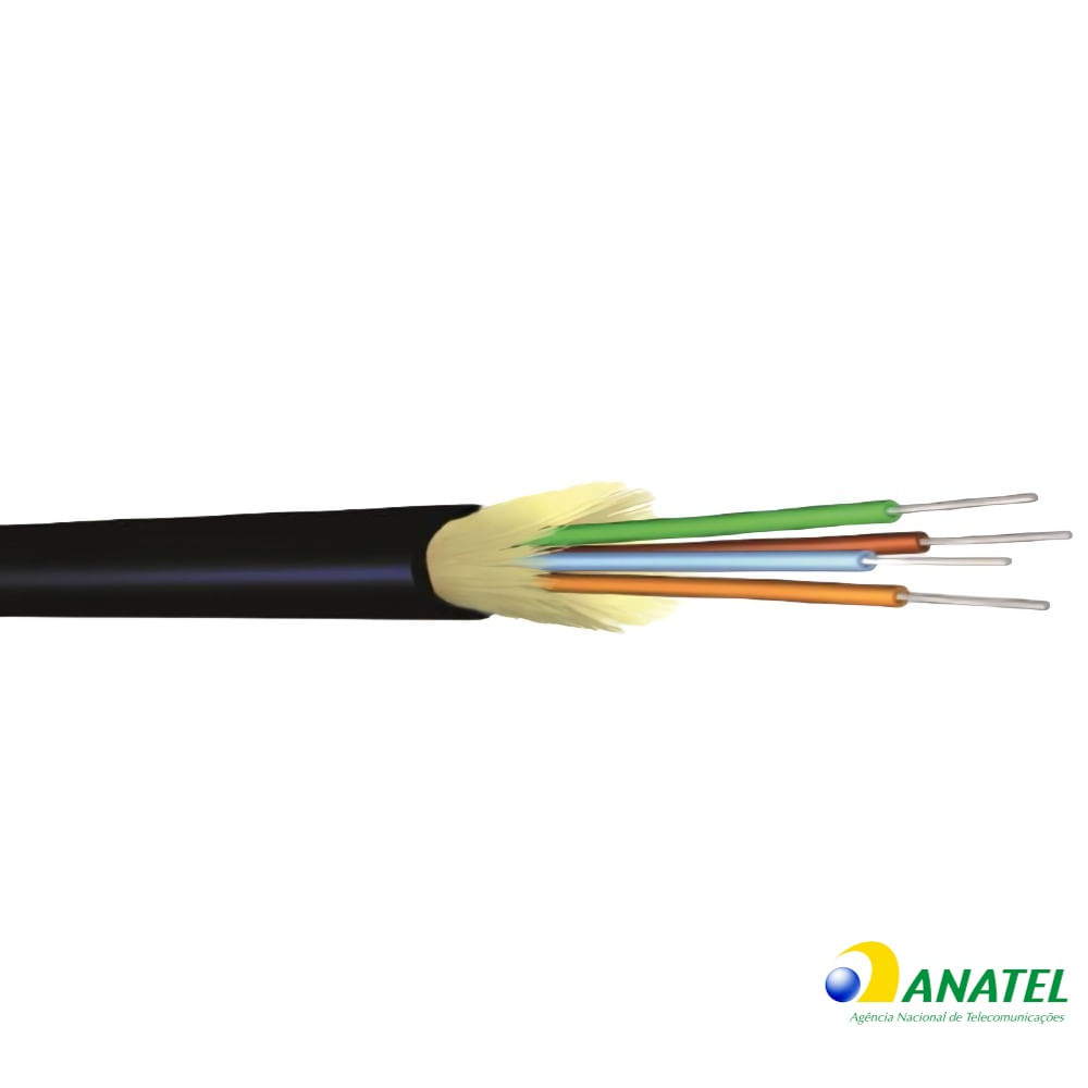 Cabo Fibra Óptica Multimodo EO COG 4FO 145 Metros